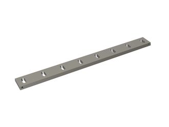Stator knife 992x100x22, Premium Line, 8 slotted holes, cutting edge 75°, X version for Wipa Werkzeug- und Maschinenbau GmbH 