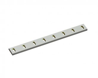 Stator knife 995x100x22 Eco Line 8x long slots, edges 75°, X-version for Herbold Meckesheim GmbH Herbold SML 60/100