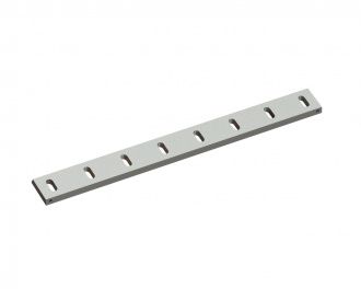 Stator knife 995x100x22 Premium Line 8 long slots, edges 75°, 4x M12 threads, W-versio for Herbold Meckesheim GmbH Herbold SMS 45/100