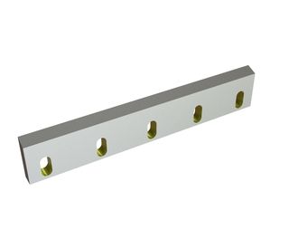 Statormesser 398x72x19, Eco Line, 5 Langlöcher, Schneide 70°, 2xM8 Gewinde, X-Version für Molinari 