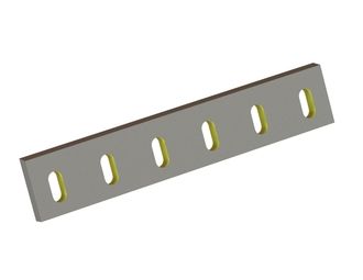 Statormesser 412x78x17, Eco Line, 6 Langlöcher, Schneide 81°, 2xM8, X-Variante 