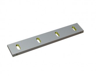 Statormesser 490x85x16, Eco Line, 4 Langlöcher, Schneide 75°, X-Version für Herbold Meckesheim GmbH Herbold SML 30/50