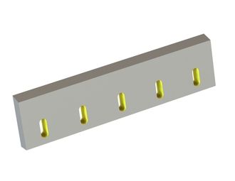 Statormesser 512x128x28, Eco Line, 5 Langlöcher, Schneide 72°, X-Version für Tria 