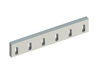 Statormesser 549x102x26, Premium Line, 6 Langlöcher, Schneide 10°, X-Variante 