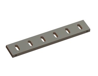 Statormesser 595x100x22, Premium Line, 6 Langlöcher, Schneide 80°, 4xM12 Gewinde für Herbold Meckesheim GmbH 