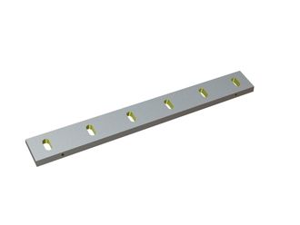 Statormesser 698x85x18, Eco Line, 6 Langlöcher 18x38, beidseitige Schneide 75°, X-Variante für Zerma | AMIS Zerma GSE 500/700