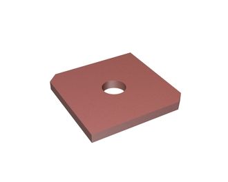 Support 110x110x10 Hardox pour Vecoplan Vecoplan VVZ