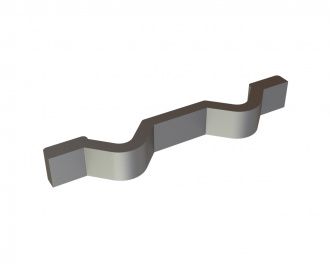 support bar (right) 330x52x41 pour Lindner Recyclingtech Lindner Jupiter