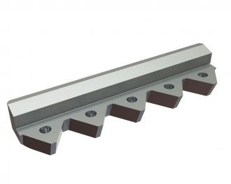 Support de couteau rotor droite 399x94x70, pour utilisation avec couteaux de rotor t=25mm pour Eldan Recycling Eldan HR 162