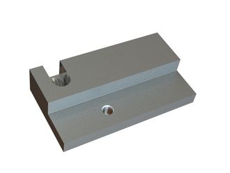 Support droit 165x90x33, lumière 20x25, soudable pour Vecoplan Vecoplan VAZ 160/200