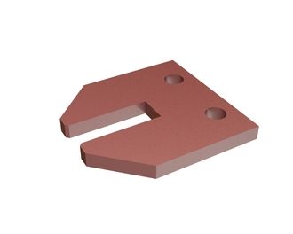 Support pour plateau de broyage 105x100x10 pour Görgens Mahltechnik 