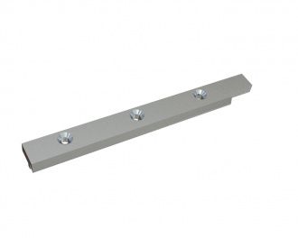Supporto vaglio destra 600x65x35, 3 fori svasati, versione B1 per Hosokawa Alpine AG 
