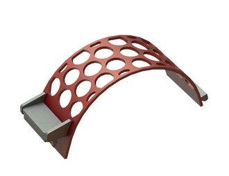 Tamis 340 large, épaisseur plateau perforé t=15 perforation Ø100, entretoise 19 pour Lindner Recyclingtech Lindner Komet 2200 HP