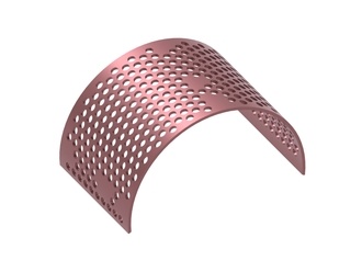 Tamis 600 large, épaisseur plateau perforé t=15 perforation Ø36, entretoise 15/15,7 Hardox 