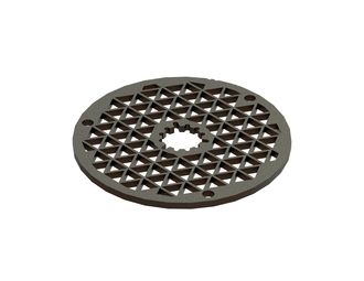 Tamis de coupe Ø329x12 Creusabo perforation à 3 coins, passage de la bille Ø18 