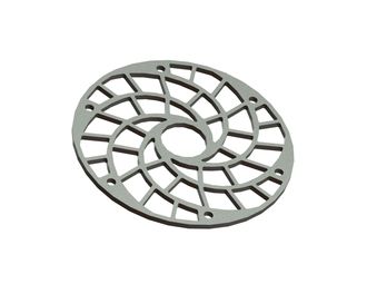 Tamis de coupe Ø430x12 perforation 50, entretoise 8 Creusabro 