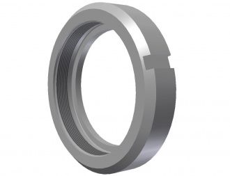 Threaded sleeve M135x2 (fixed bearing side), DIN 981 / ISO 2982-1 for Vecoplan VNZ 210