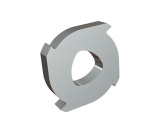 Tijera de rotor Ø489x79, 4 dientes, filo 17.5° para MeWa | Ehehalt | Andritz MeWa | THM Recycling Mewa UC 150