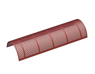 Tôle de criblage, largeur 1600, épaisseur t=10, perforation Ø25, ligament 10, Hardox pour MeWa | Ehehalt | Andritz MeWa | THM Recycling Mewa UG 1600
