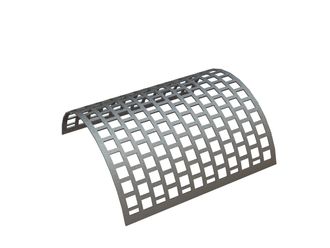 Tôle de criblage, largeur 688, épaisseur t=6, perforation Ø40, ligament 15 pour Heinrich Dreher Maschinenbau 
