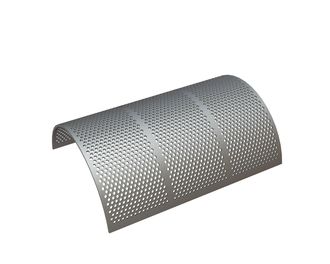Tôle de criblage, largeur 710, épaisseur t=8, perforation Ø10, ligament 5 pour Pallmann Zerkleinerungstechnik 
