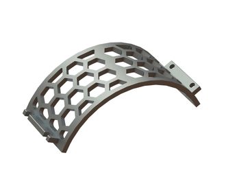 Tôle de crible largeur 360, épaisseur t=25, perforation hexagonale largeur sur plats 80 pour Lindner Recyclingtech Lindner Jupiter 1800