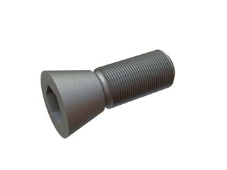 Tornillo avellanado M10x30 clase 12.9, ancho entre caras 8, acero sin recubrimiento 