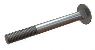 Tornillo de cabeza troncocónica M12x110 4.6 con cuello cuadrado, DIN 603, galvanizado para Vecoplan Vecoplan VAZ 2500