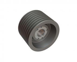 V-belt pulley SPC Ø236, 8 grooves for MeWa | Ehehalt | Andritz MeWa | THM Recycling Mewa UG 1000