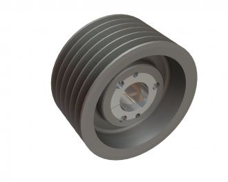 V-belt pulley SPC Ø375 6 grooves for Lindner Recyclingtech Lindner Micromat Plus 2500