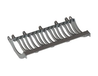 Vaglio a falce, 2121x1160x413, 15 nervature, versione 104 per Lindner Recyclingtech 