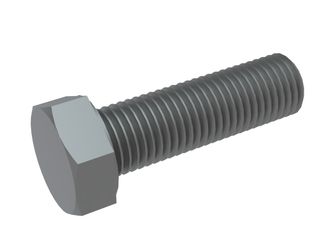 vis hexagonale filetée jusqu'à la tête M12x1,5x40 