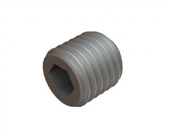 Vis sans tête M10x1x10, 45H, DIN 913 / ISO 4026, acier brut pour Lindner Power Komet HP / Komet PK HP