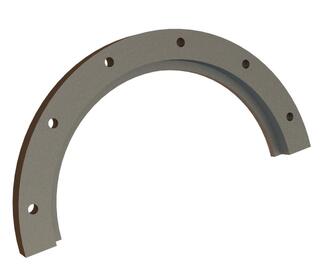 Wear ring 2-parts Ø500x32 for MeWa | Ehehalt | Andritz MeWa | THM Recycling 