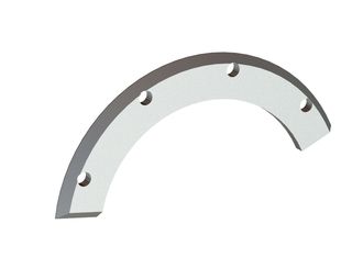 Wear ring Ø230xØ316x11, 4 threaded holes M16x2 for Zeno Zerkleinerungsmaschinen 