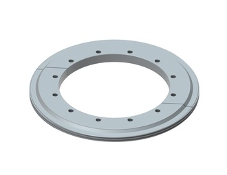Wear ring, left, 2-piece Ø598x36, for rotor sealing, version 60 for Vecoplan LLC (Retech) Vecoplan VAZ 160/200