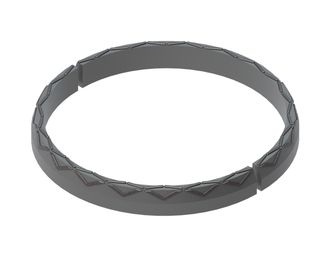 Wear ring, outer right, 2-piece for Doppstadt Umwelttechnik GmbH 