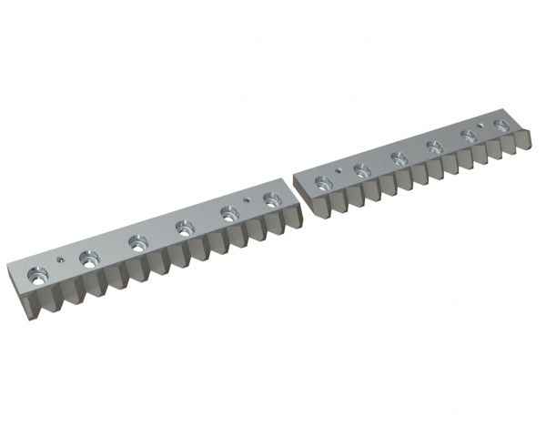 2-piece counter knife 1068x108x35 Premium Line, version 40, B1 version for Vecoplan Vecoplan VAZ 1100