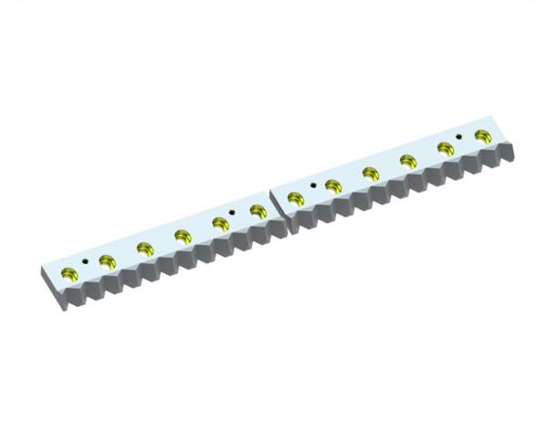 2-piece counter knife 1068x108x36 Eco Line, version 40, X version for Vecoplan 