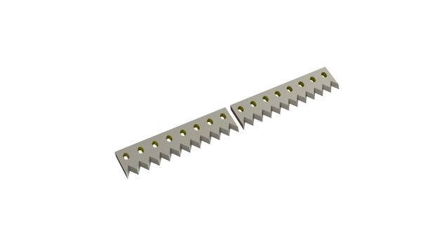 2-piece counter knife 1280x154x25 Eco Line, version 40, X version for Vecoplan LLC (Retech) Vecoplan VAZ 145/135 (Retech RG 52)