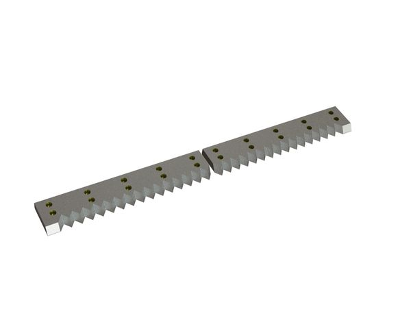 2-piece counter knife 1521x150x35, StandardCut, version 60, X version 