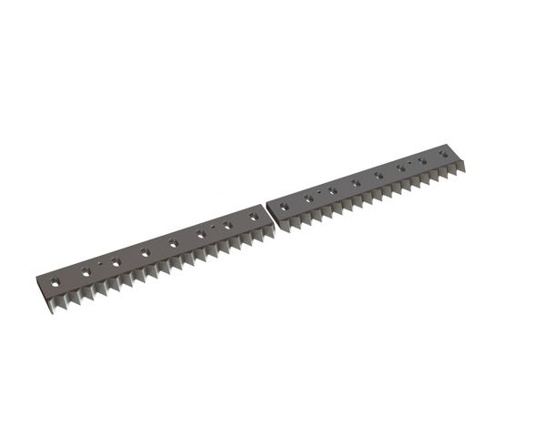 2-piece counter knife 1594x140x34 Premium Line, version 40(43), B1 version for Vecoplan LLC (Retech) 