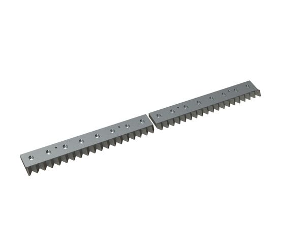 2-piece counter knife 1596x137x35 Premium Line, version 40(43), W version for Vecoplan LLC (Retech) Vecoplan VAZ 200/160