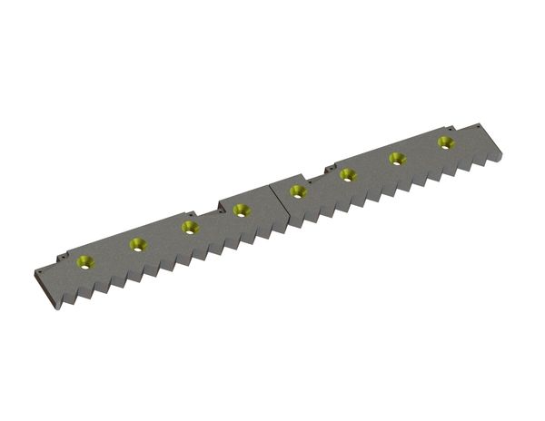 2-piece counter knife 988x105x28 Eco Line, version 40, W version for Weima Maschinenbau GmbH 