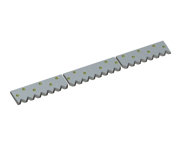 3-piece counter knife 1788x178x30 Eco Line, version 80, X version for Vecoplan 
