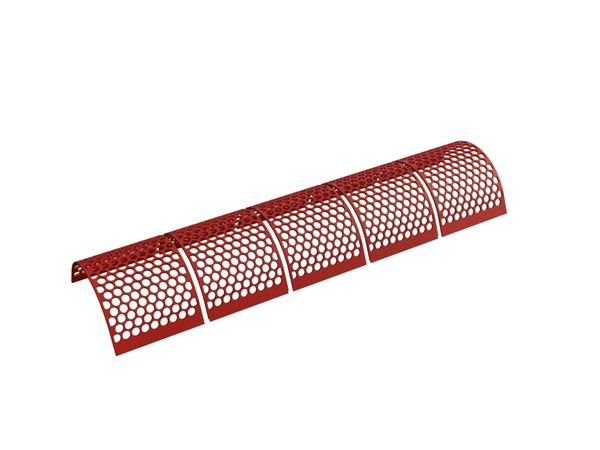 5-piece removable screen basket, width 2520 mm, perforated plate thickness t=12 for Vecoplan Vecoplan VAZ