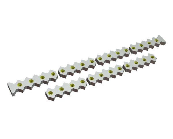 7-piece counter knife 2916x128x45 Eco Line, version 80, X version for WEIMA America Inc. 