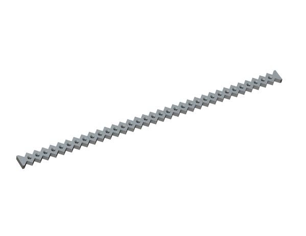 7-piece counter knife 2917x128x45 Premium Line, version 80, X version for Weima Maschinenbau GmbH 