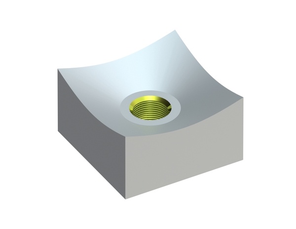 Aggressive cutting crown 80x80x45, Eco Line, M24 thread, X version for Vecoplan Vecoplan VNZ