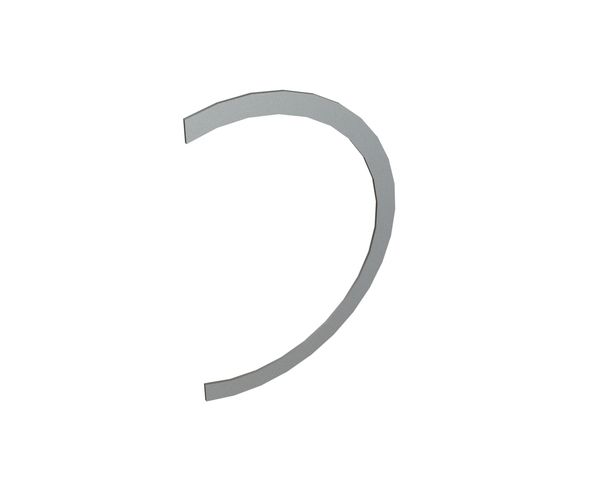Anello di fissaggio per unità cuscinetto Ø230/Ø200x2, dimensione trasversale 230x150 per Lindner Recyclingtech Lindner Jupiter